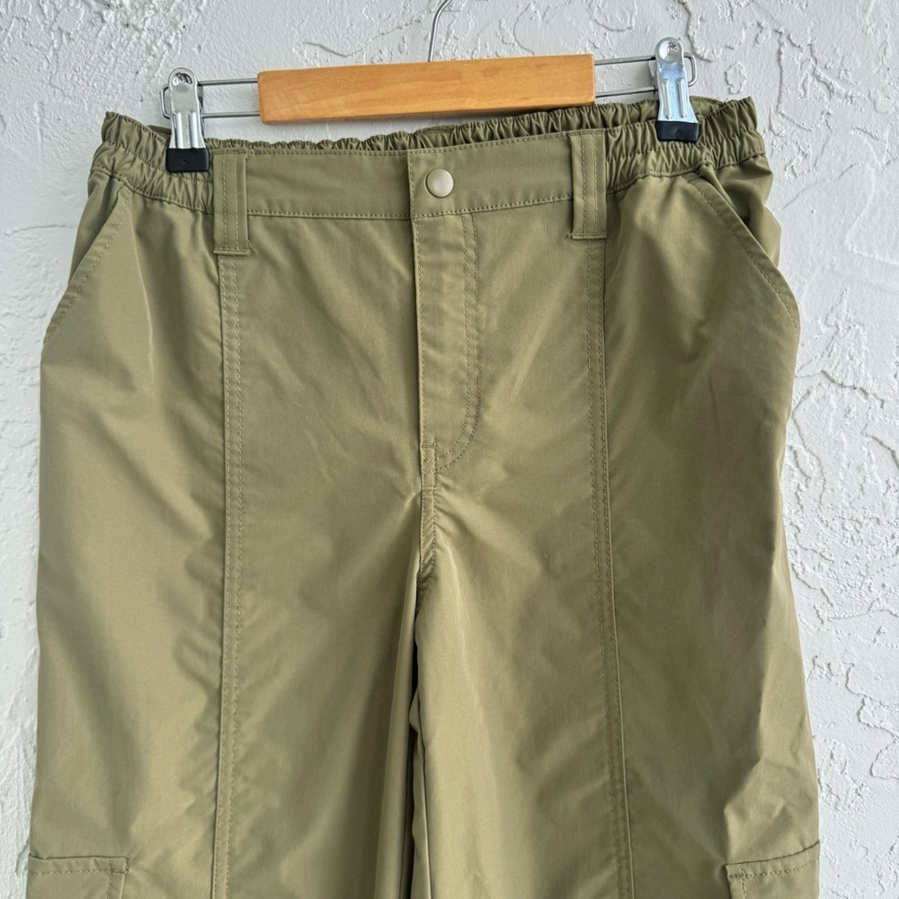 Love tree women’s Olive Loose Fit Parachute Cargo Pants, size Medium - Picture 5 of 15